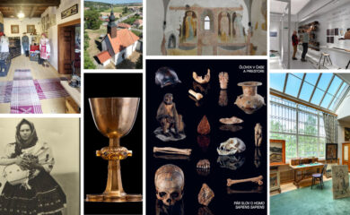 koláž Pamiatky a Múzeá